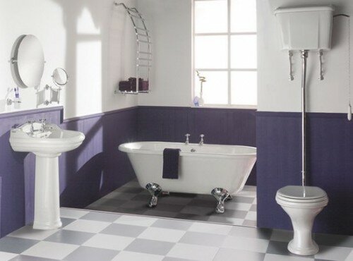 Покраска стен в ванной комнате